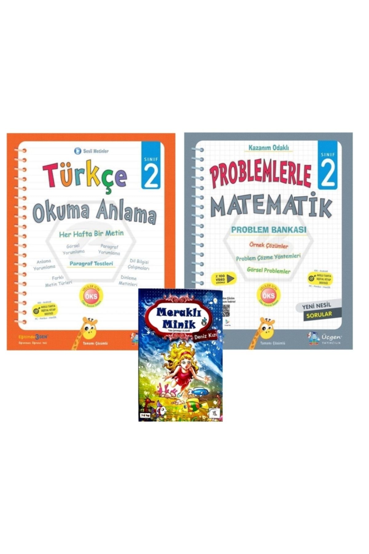 Üçgen Yayıncılık Üçgen 2.sınıf Türkçe Okuma Anlama + Problemlerle Matematik