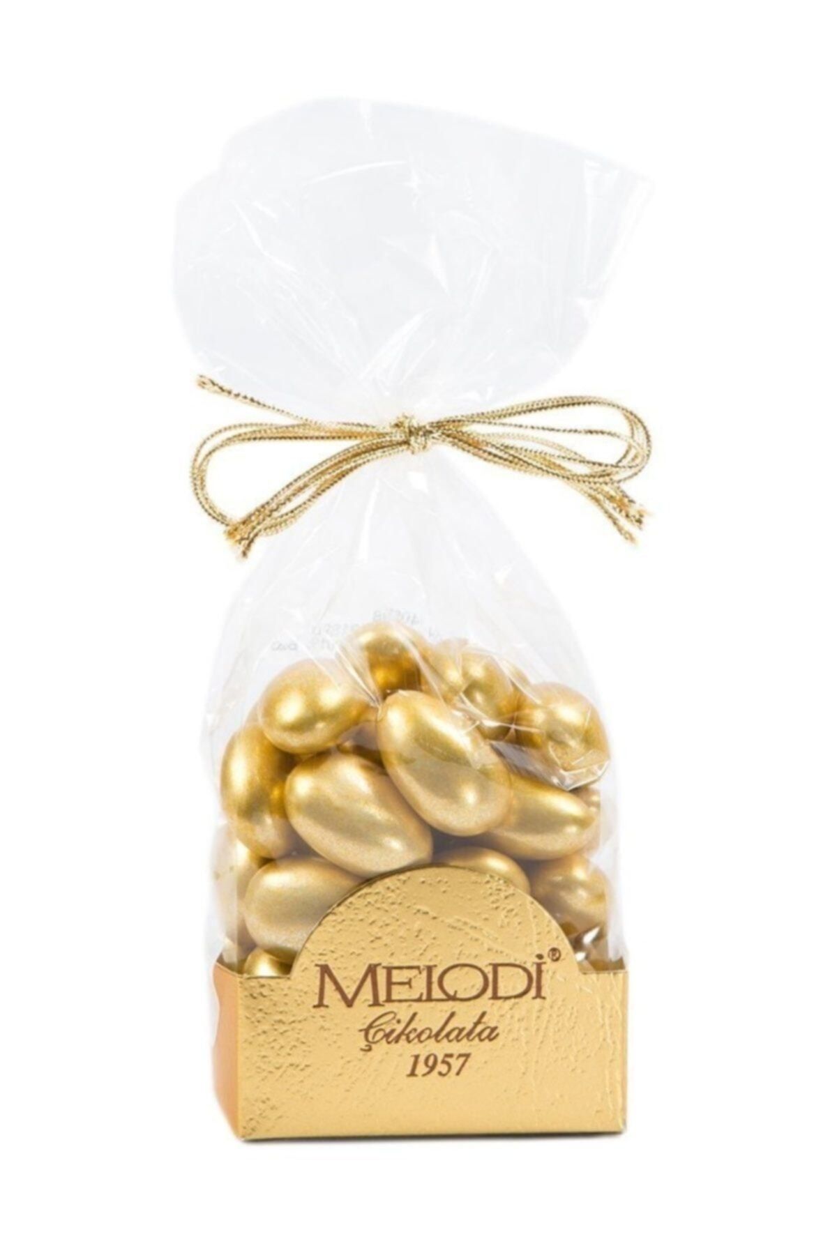 Melodi Çikolata Altın Renkli Badem Şekeri 500 Gr.- Ikramlık Çikolata