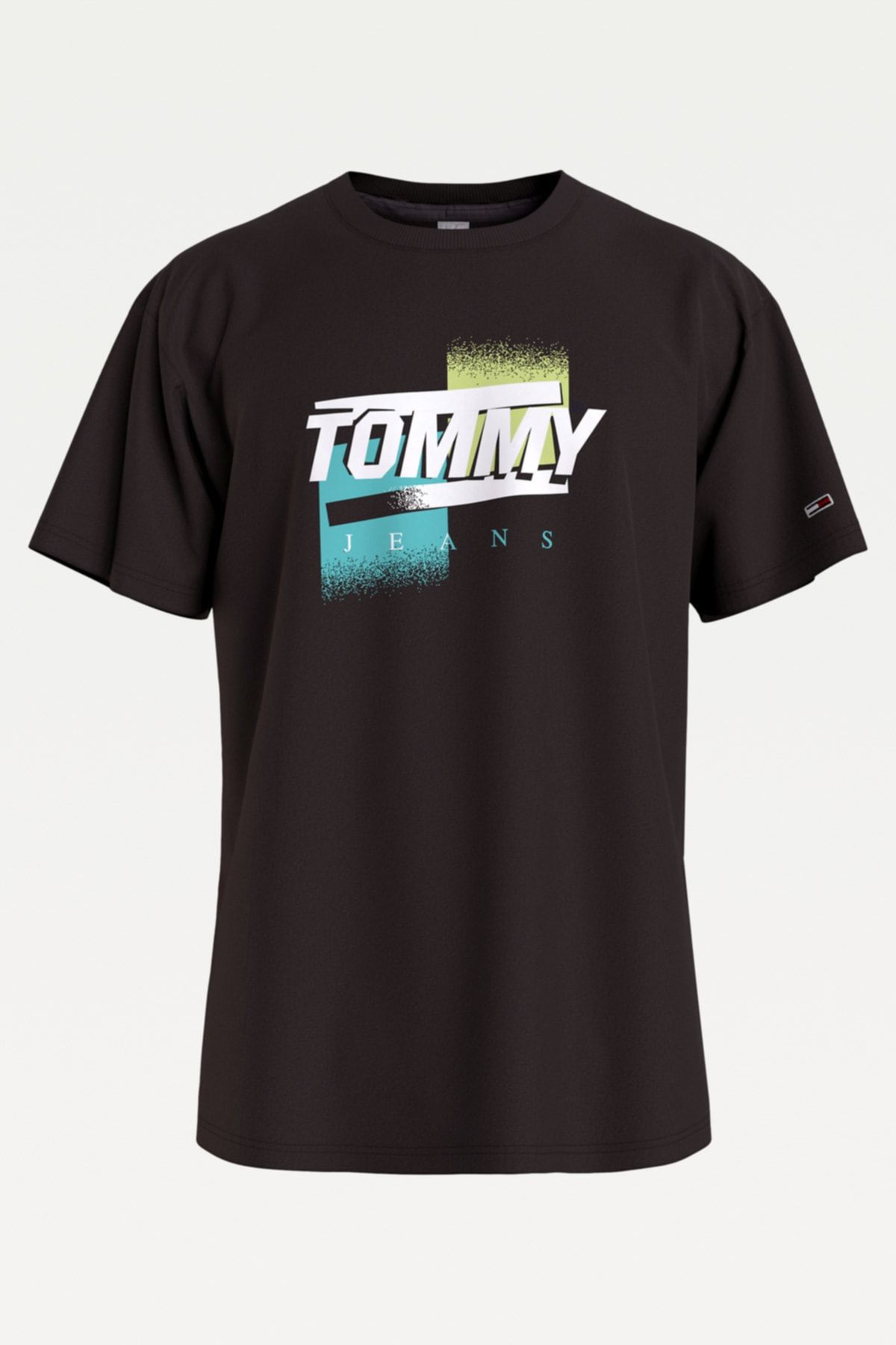 Tommy Hilfiger Erkek Siyah T-Shirt DM0DM10233