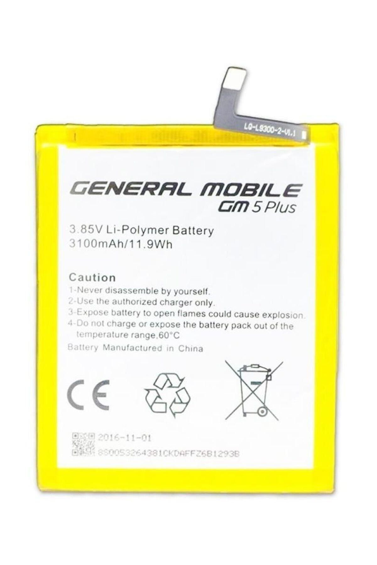Genel Markalar General Mobile Gm5 Plus Batarya