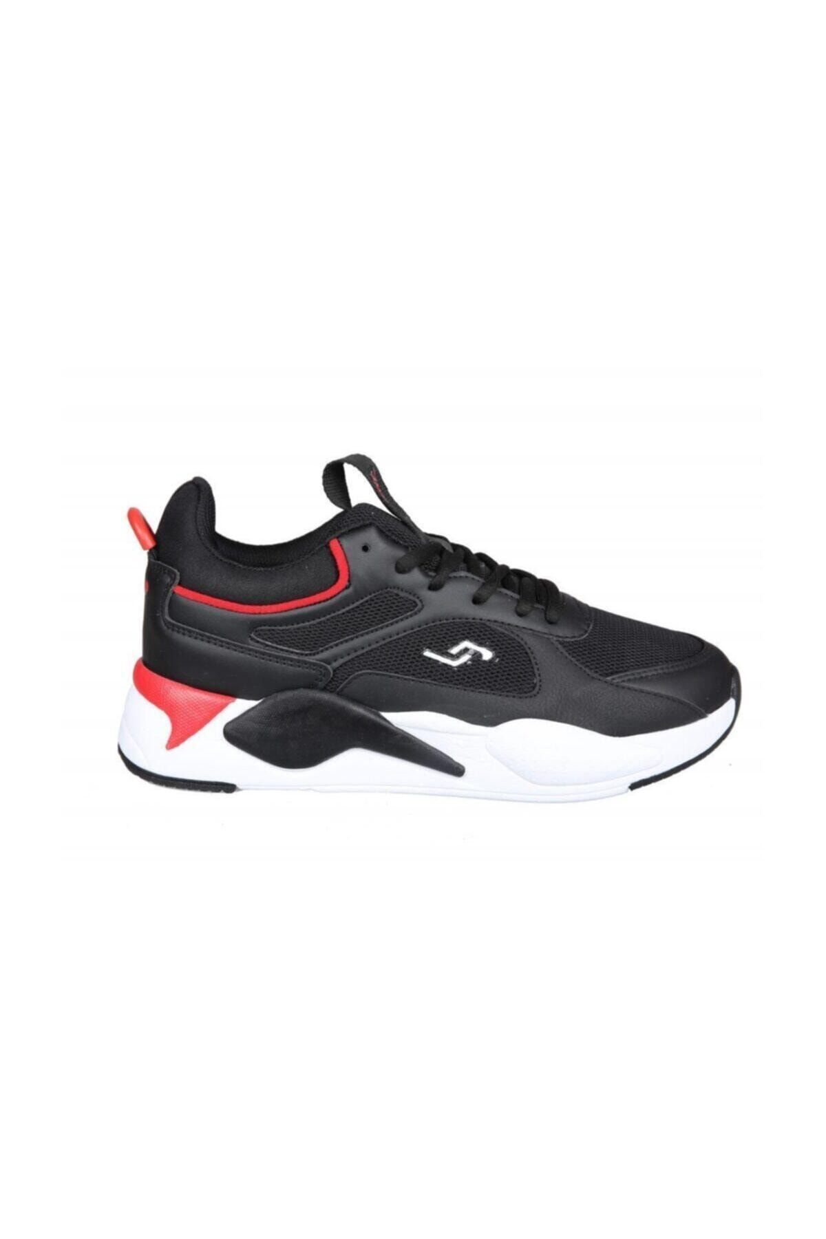 Jump Unisex Siyah Kırmızı Sneakers 24770