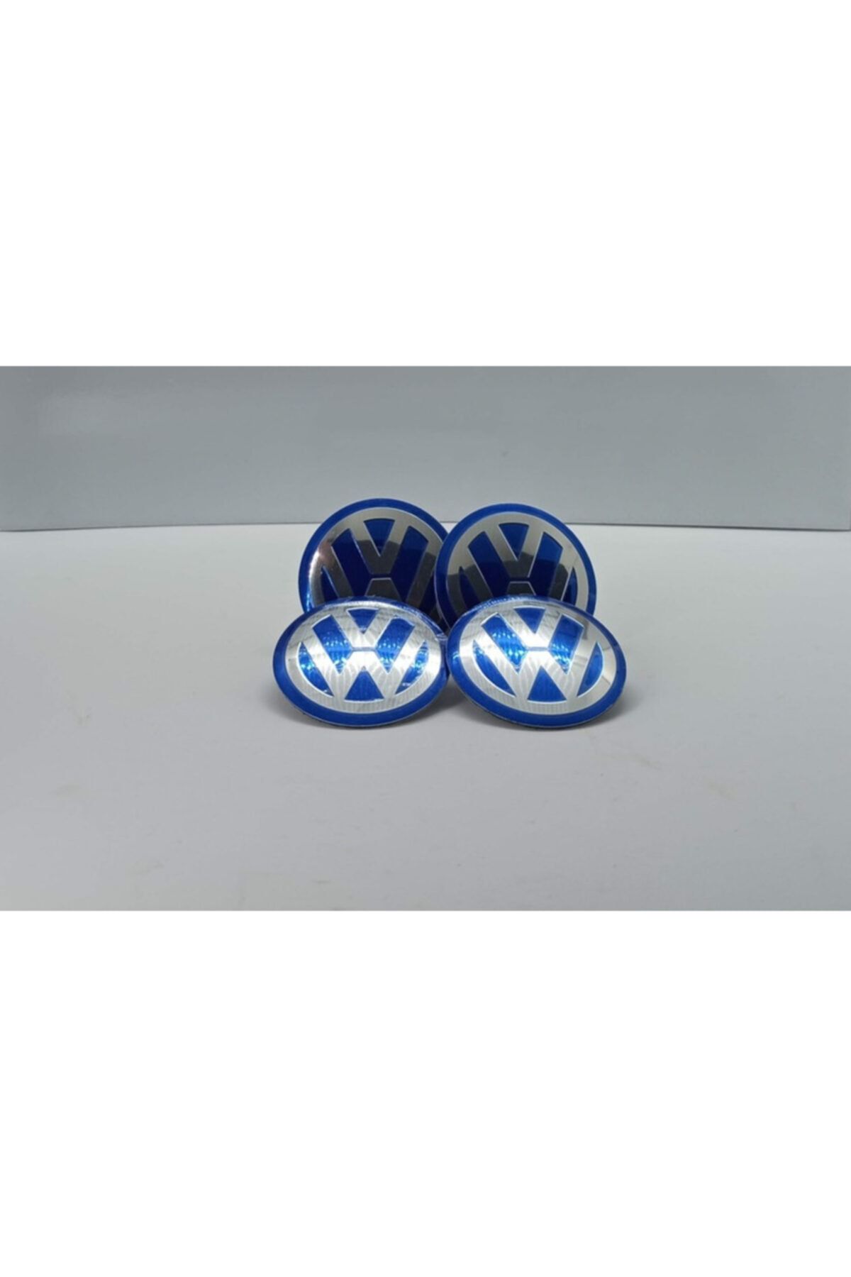 3M Jant Göbek Arması - Volkswagen Jant Göbek Logosu Yapıştırma Siyah