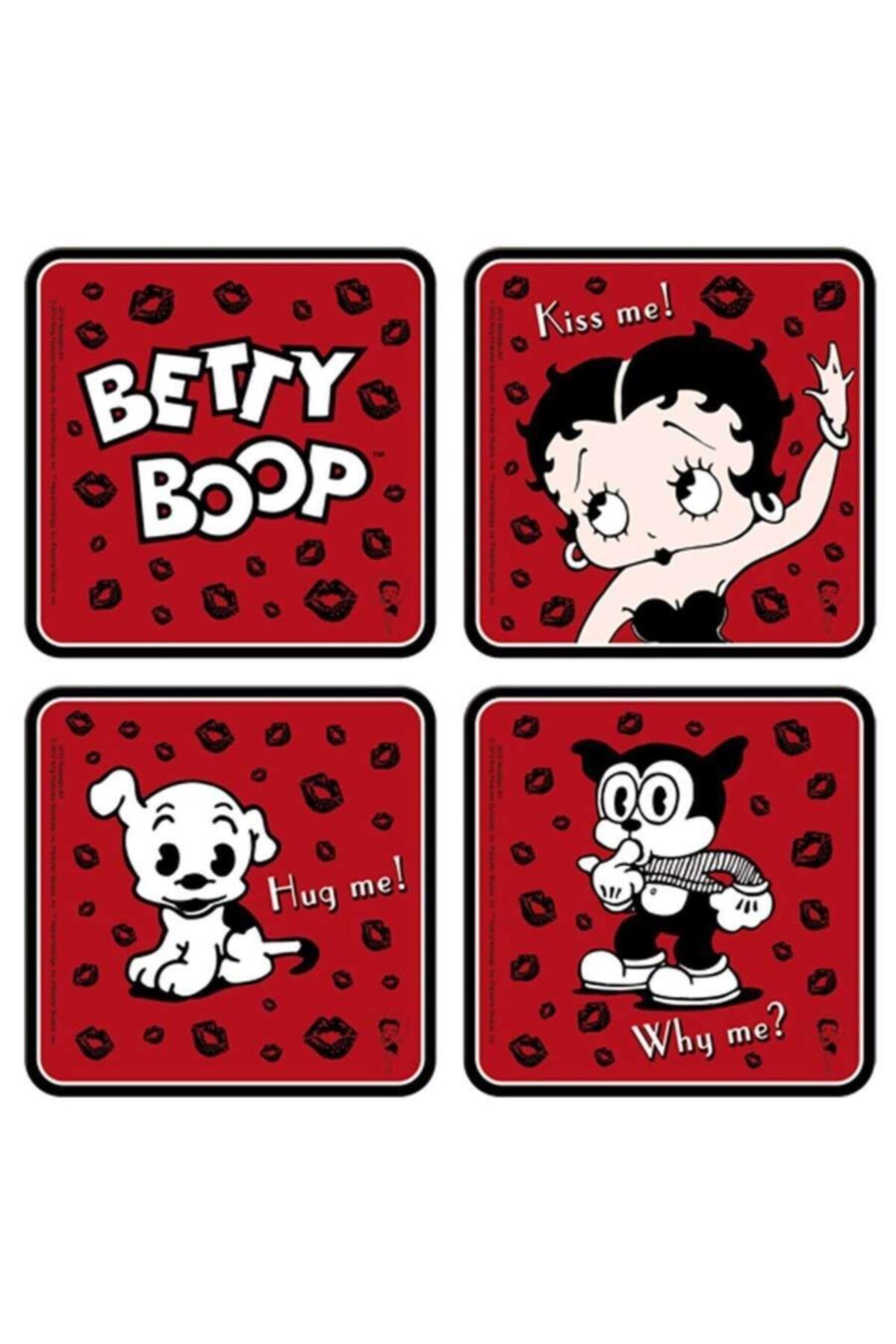 Nostalgic Art Betty Boop Bardak Altlığı Set
