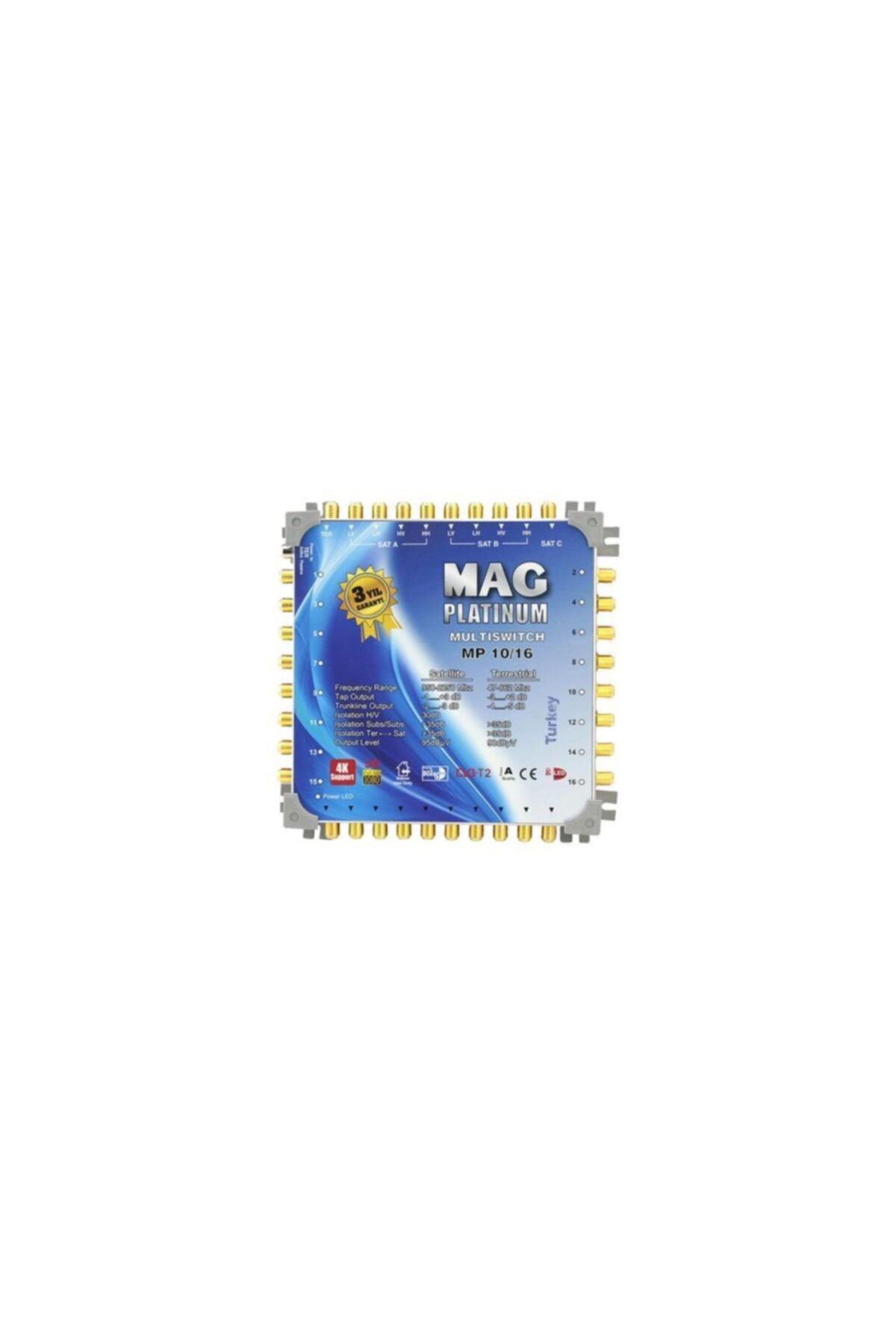 MAG 10 X 16 Sonlu Uydu Santrali +adaptör