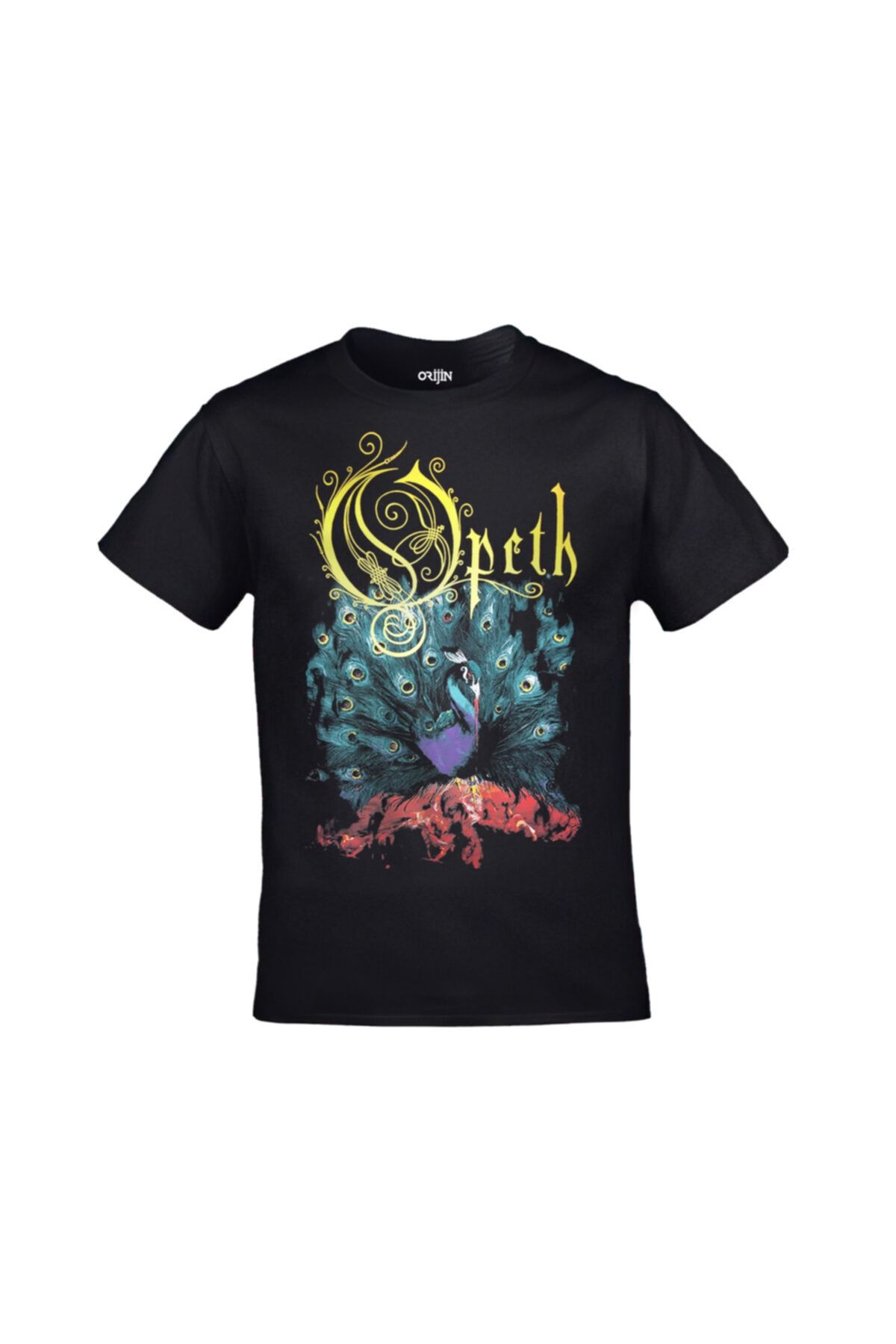 Orijin Tekstil Unisex Siyah Opeth Sorceress Baskılı Tshirt