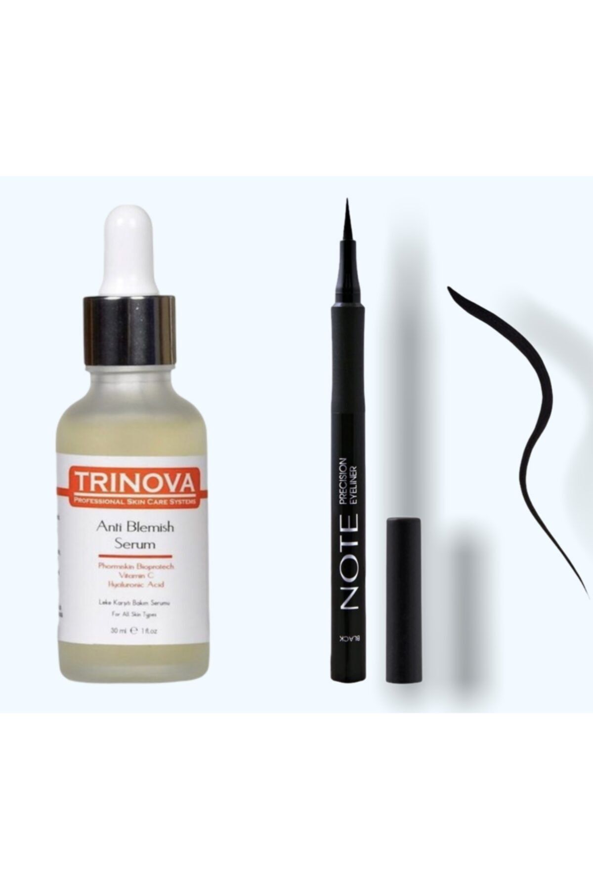 Trinova C Vitamin  Serum & Note Precision Eyeliner Kalem