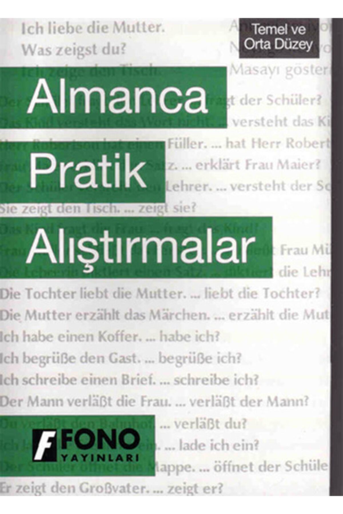 Fono Yayınları Almanca Alıştırmalar