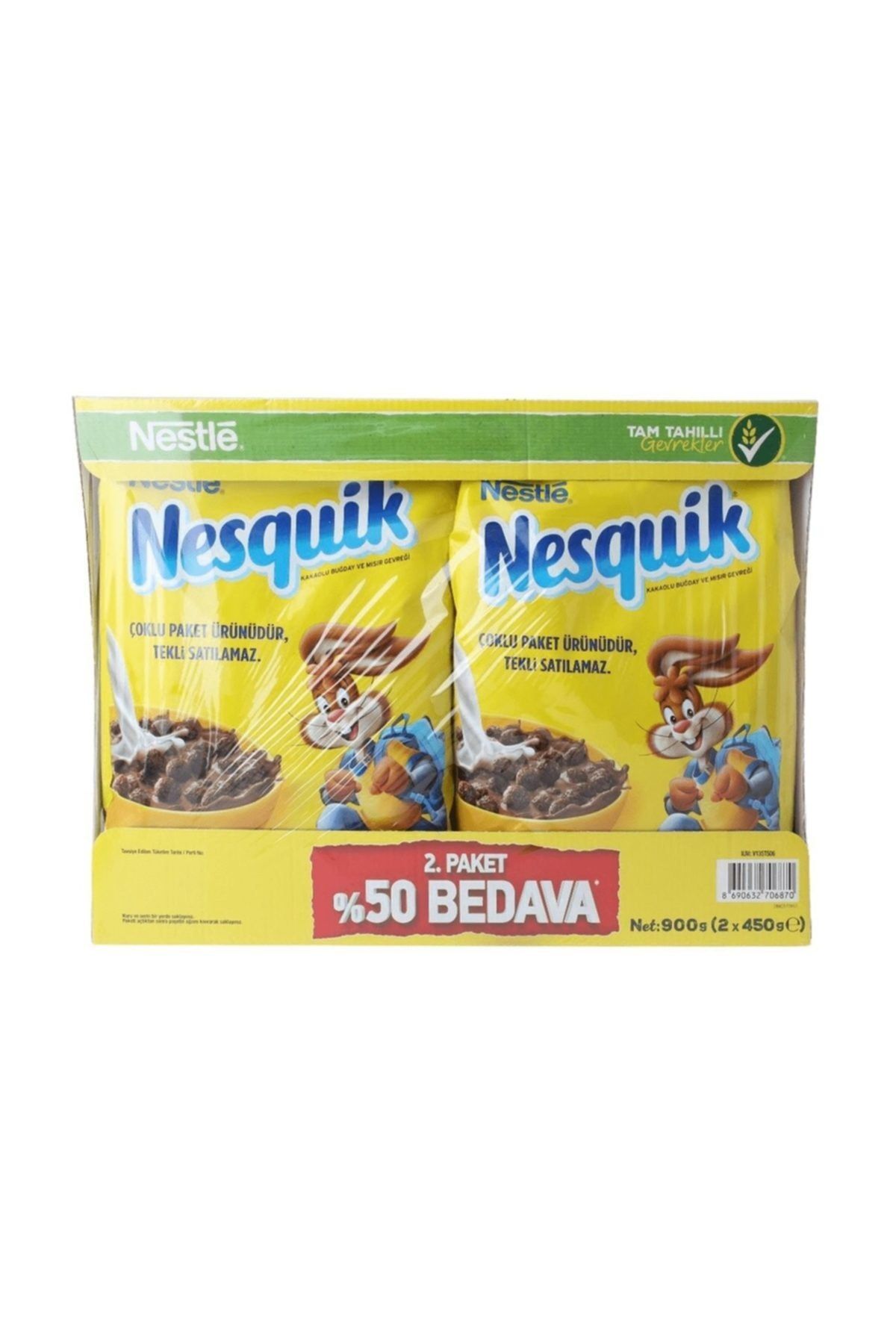 Nesquik Mısır Gevreği 450 gr + 450 gr