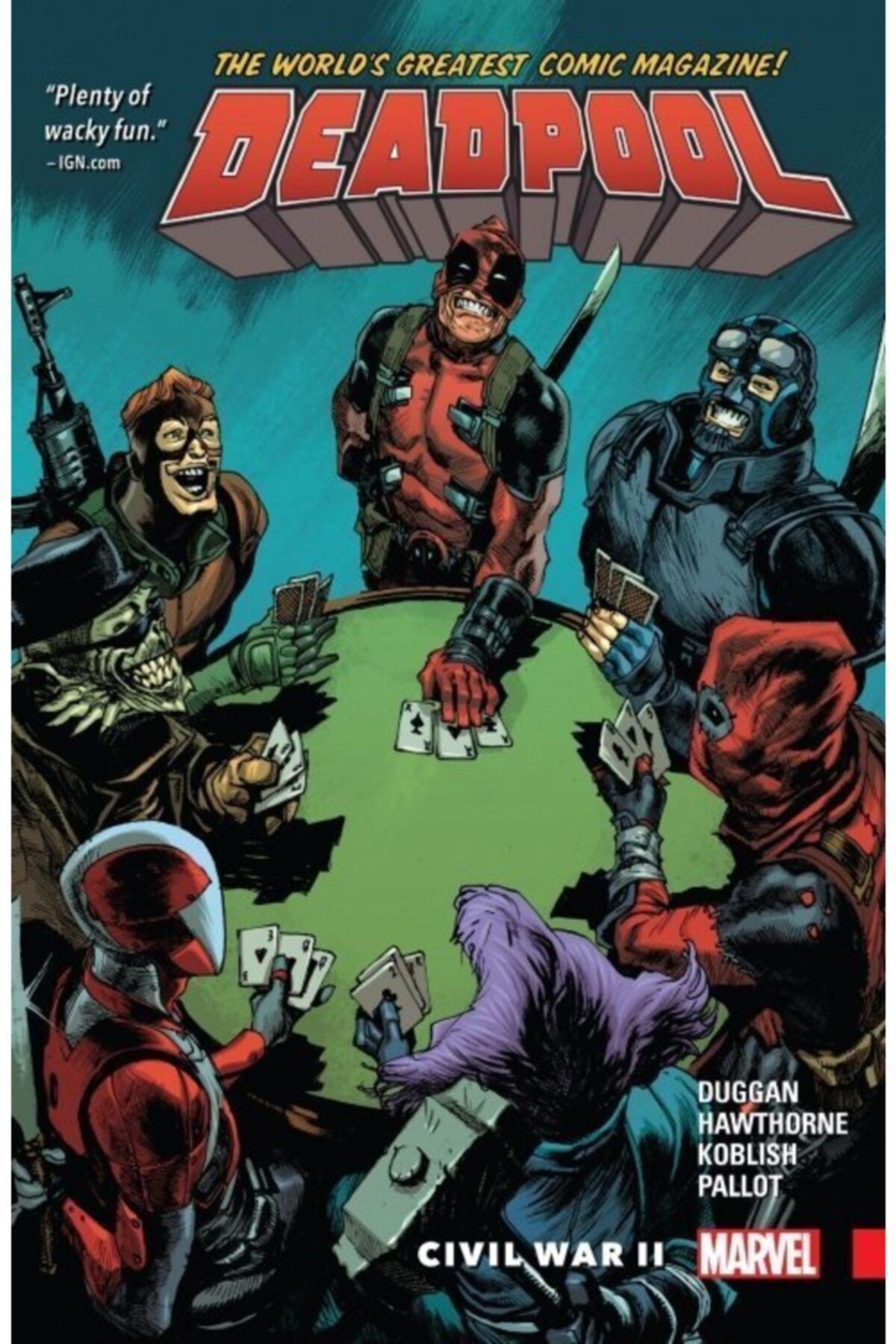Marvel Comics Deadpool: Worlds Greatest Vol. 5: Civil War Iı Ingilizce Çizgi Roman