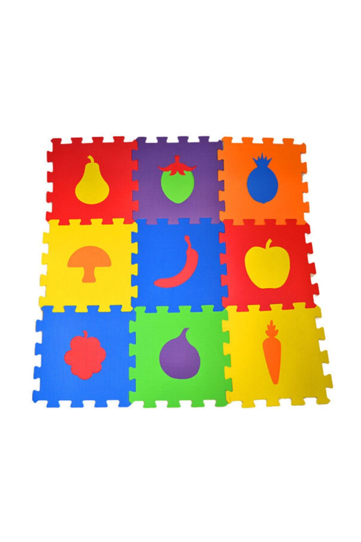 PARTİSERÜVENİ Eva Puzzle Meyveler Oyun Halısı 304 Matrax Oyuncak
