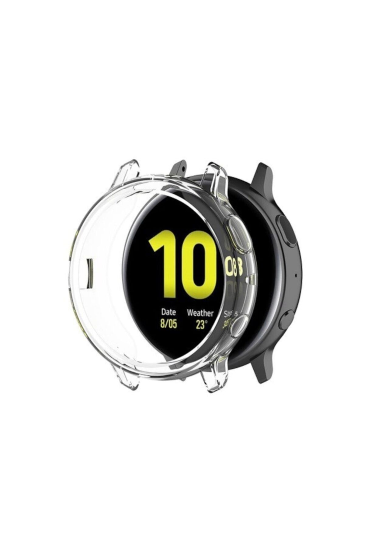 Ekoodukkan Samsung Galaxy Watch Active 2 - 40mm Silikon Kılıf Şeffaf