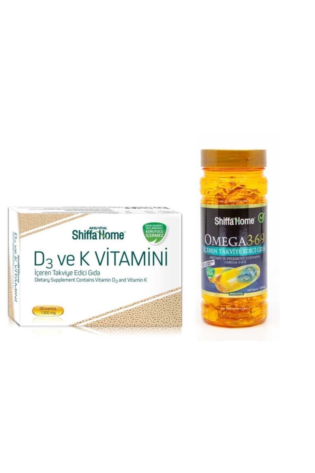 Aksu Vital D3 Ve K Vitamini & Omega 3-6-9 1000 Mg 100 Kapsül