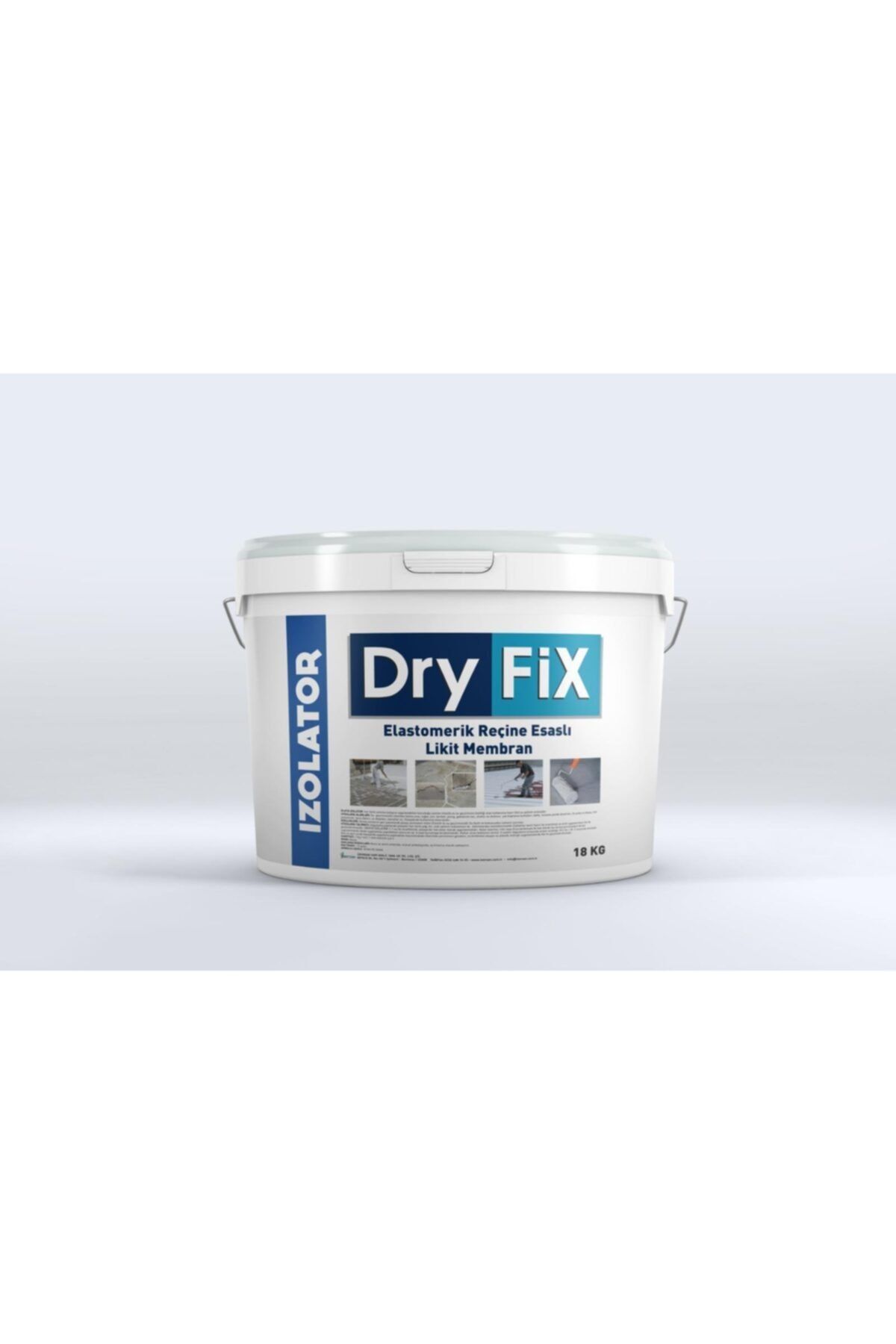 Dryfix Izolator Beyaz Elastomerik Su Yalıtım Ürünü 18 Kg