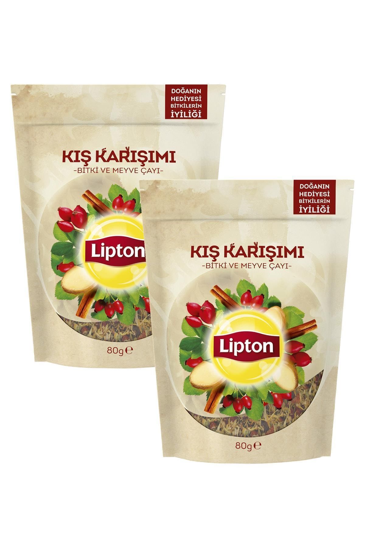 Lipton Kış Karşımı Dökme Bitki Çayı 80 gr X 2 Adet