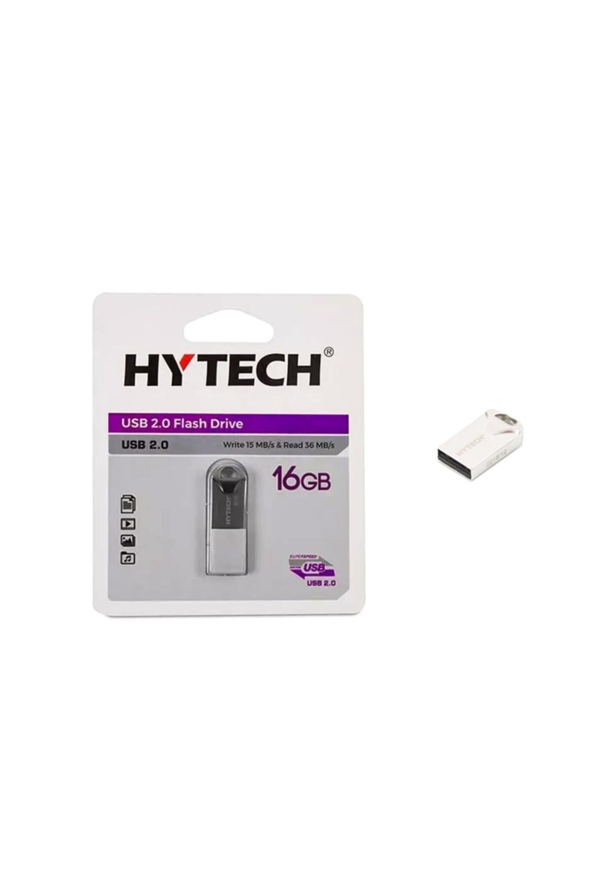 Hytech Usb Flash Bellek 16 Gb Metal Mini