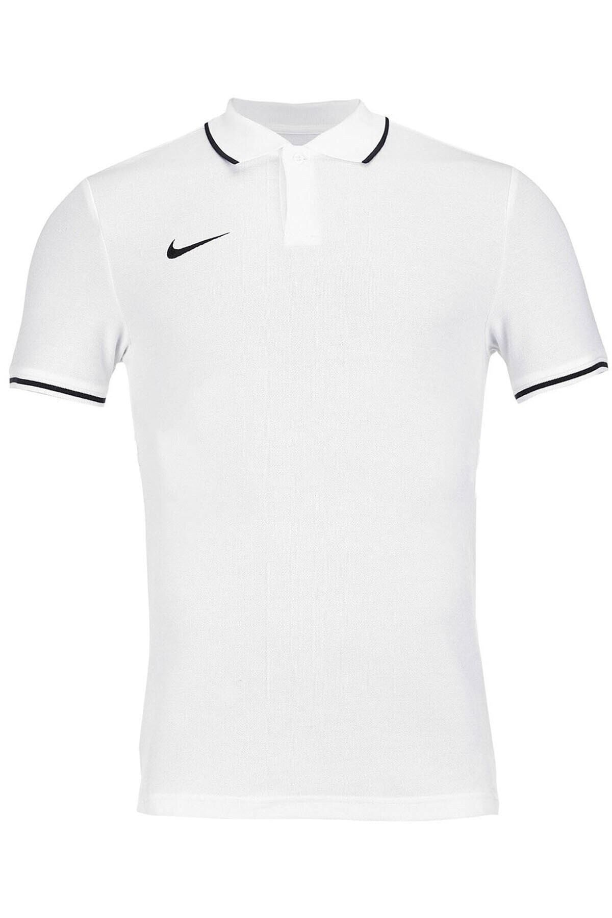 Nike Erkek Beyaz M Polo Tm Club19 Polo Tişört Aj1502-100