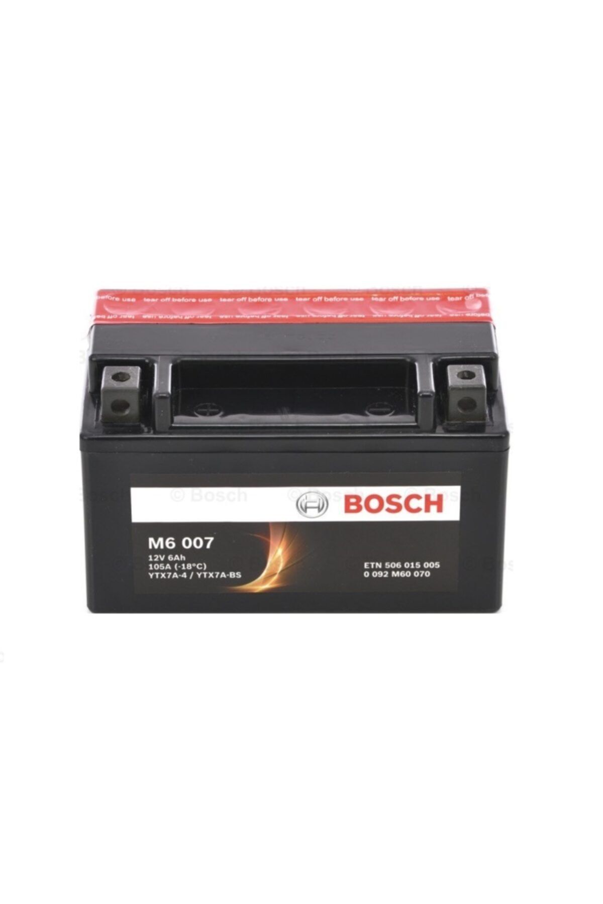 Bosch M6007 Ytx7a-bs 12volt 6amper Motosiklet Aküsü