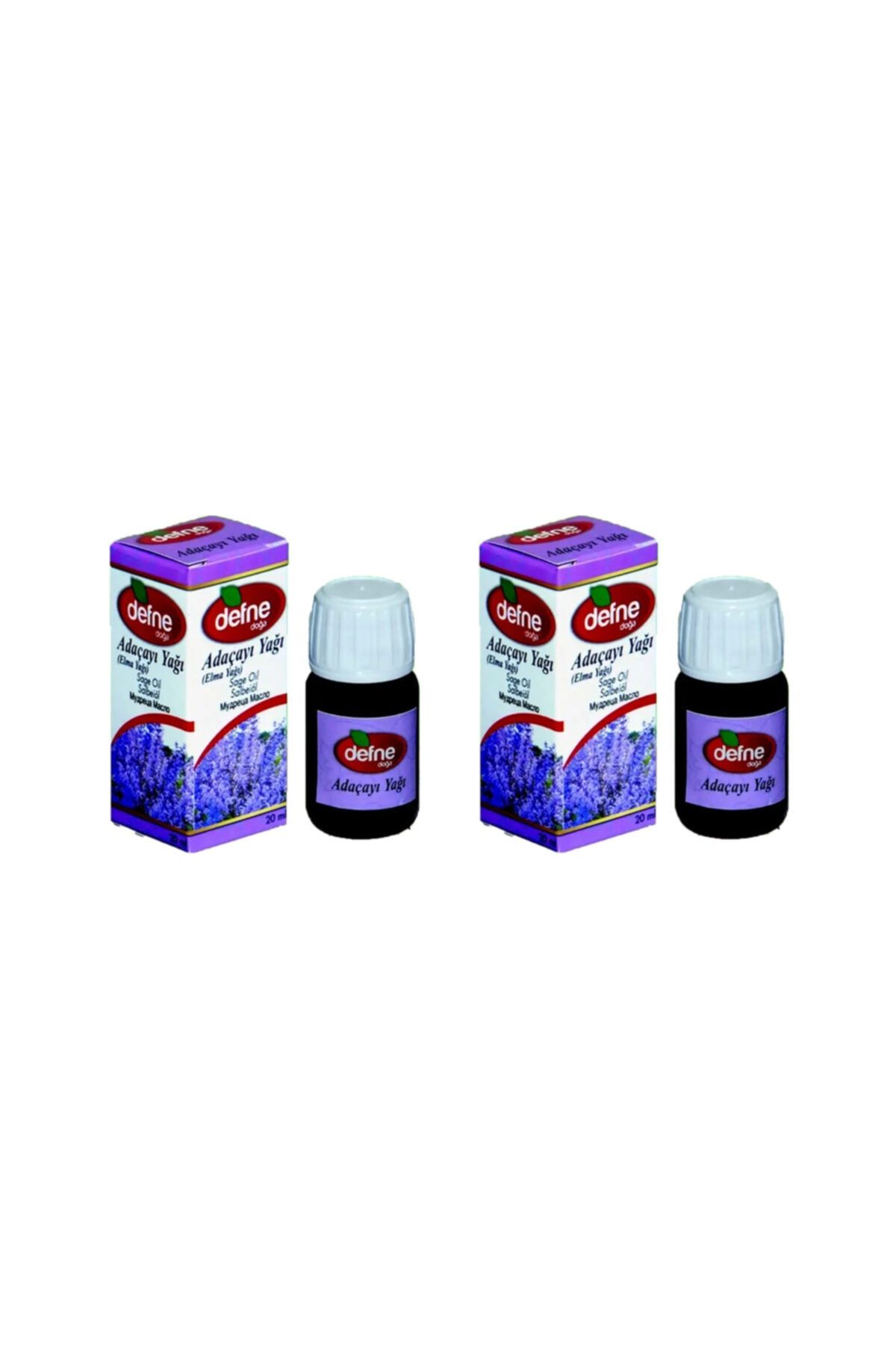 defne doğa Adaçayı Yağı ( Acı Elma Yağı) 20 Ml. 2 Adet