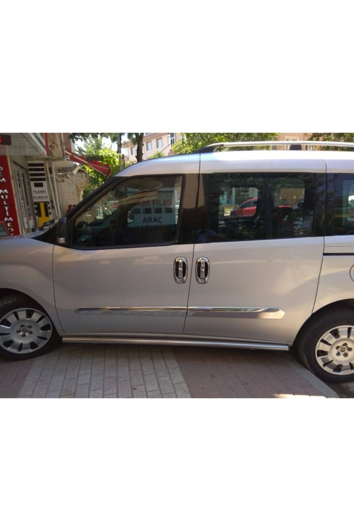 Fiat Doblo Krom Yan Kapı Çıtası 4 Parça 2015 Üzeri