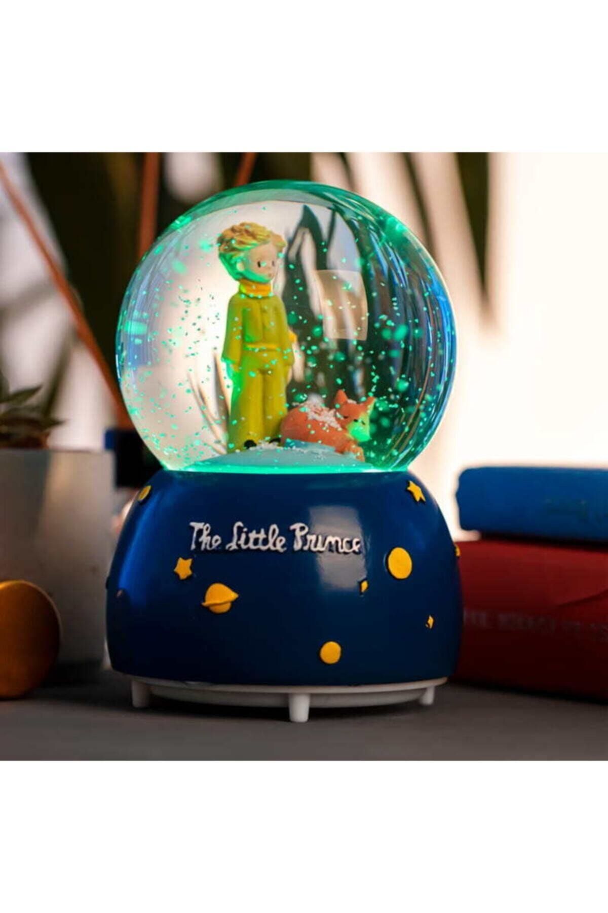 Genel Markalar The Little Prince Küçük Prens Küçük Boy Işıklı Kar Küresi Kutulu Hediye