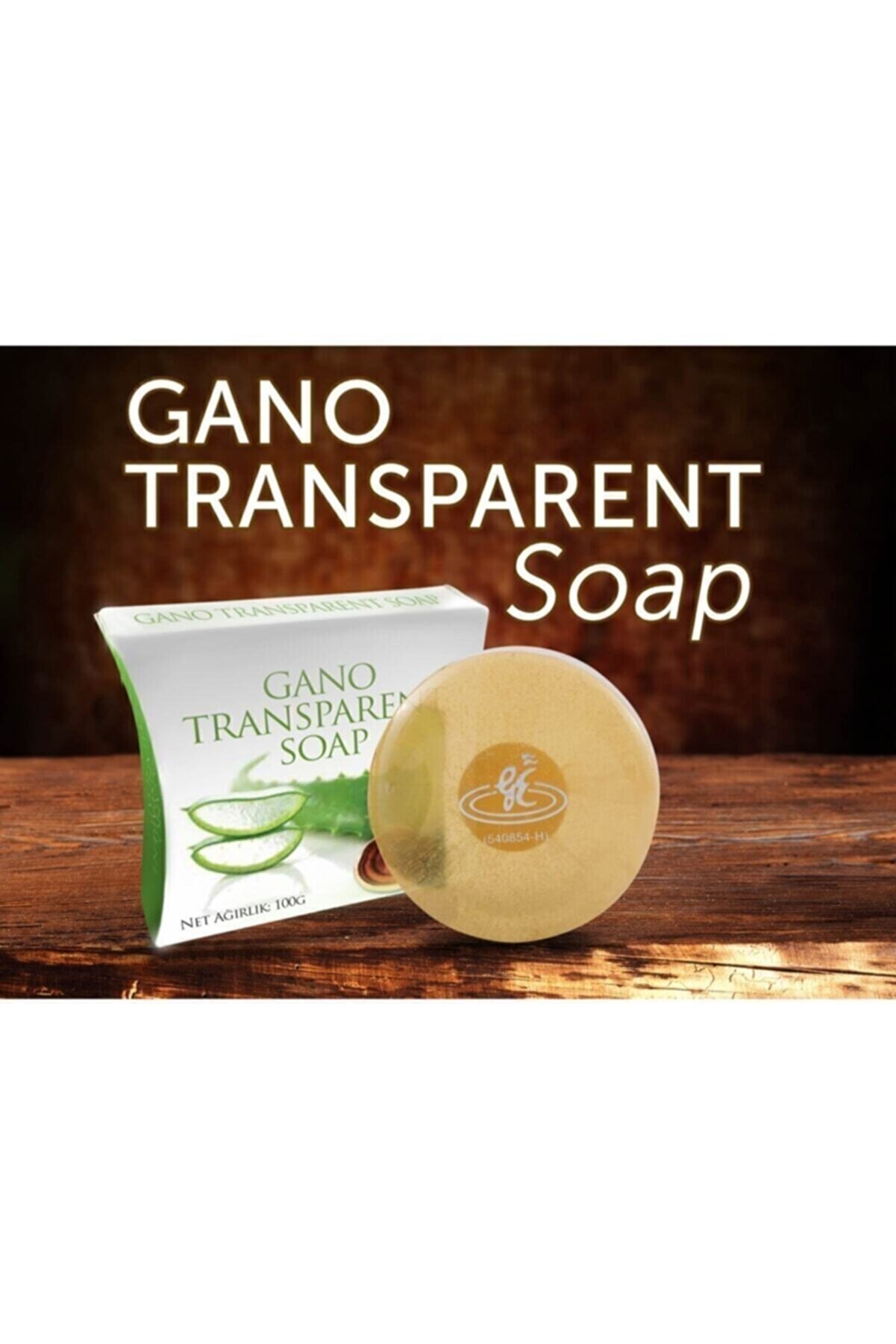 GANOSOAP Gano Transparent Soap Derma Mantarlı Şeffaf Sabun 100 gr