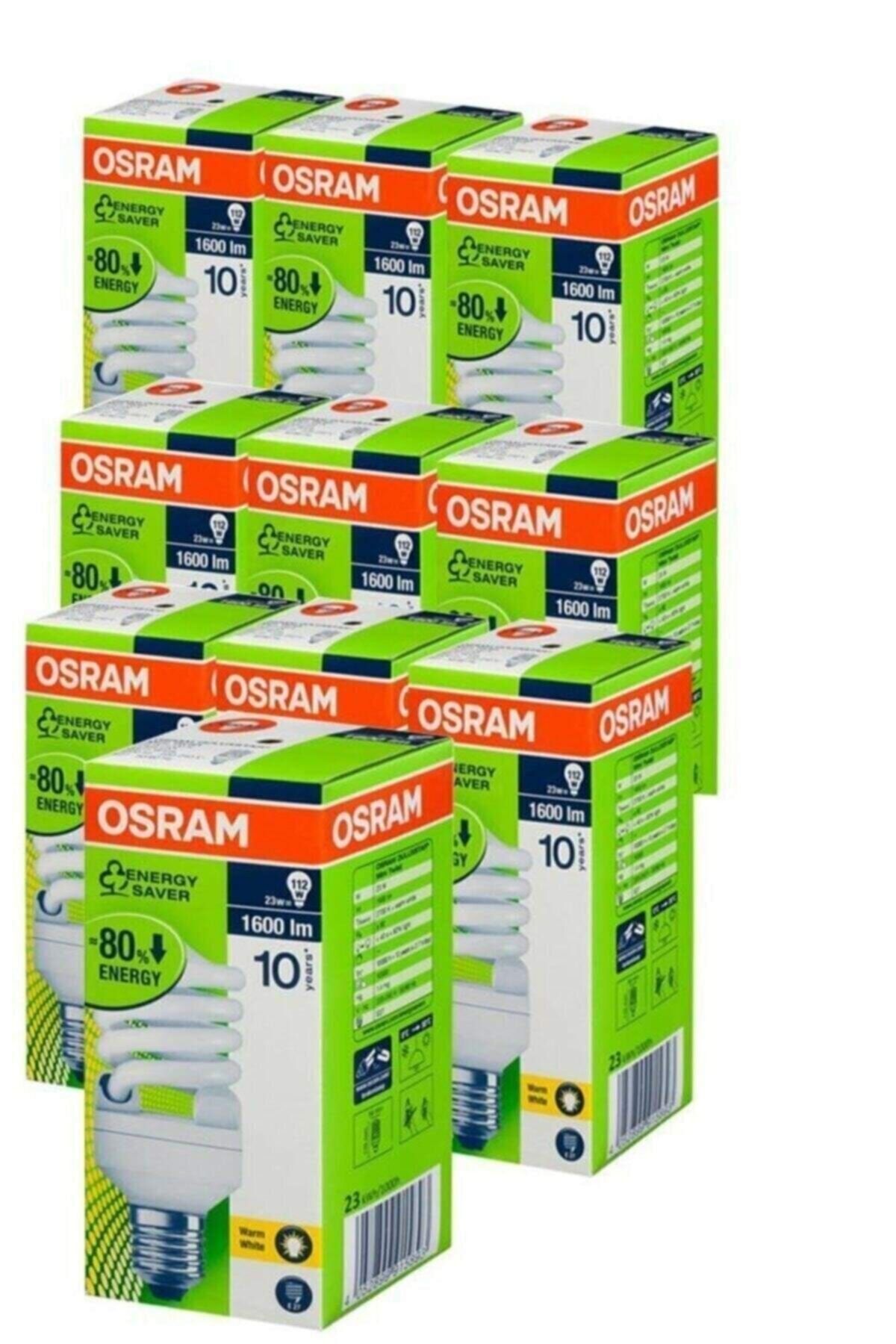 Philips Osram E27 Duylu 23w 865 Lümen Beyaz Ampül 10 Adet