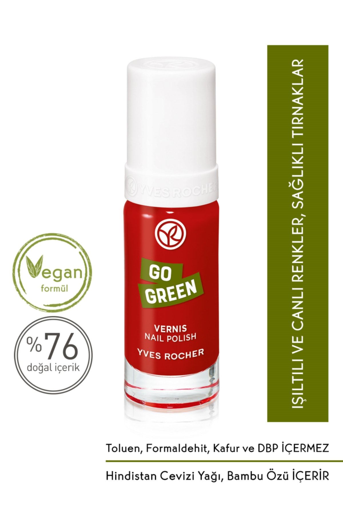 Yves Rocher Go Green Oje-23. Kırmızı- 5 Ml-84802