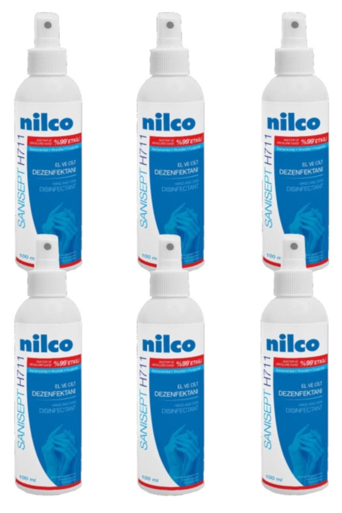 nilco Sanisept El Dezenfektanı H711 6 X 100 Ml