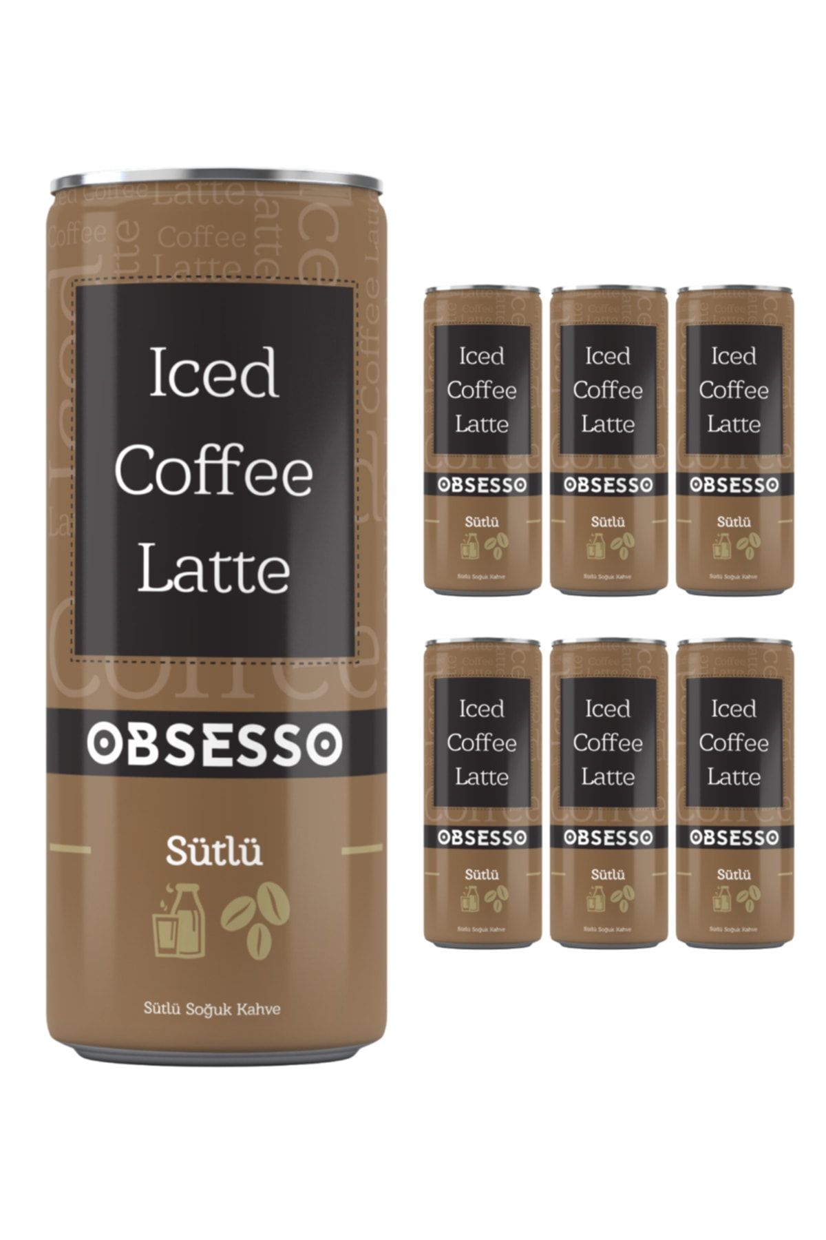 OBSESSO Iced Coffe Latte 250 Ml - 6 Adet