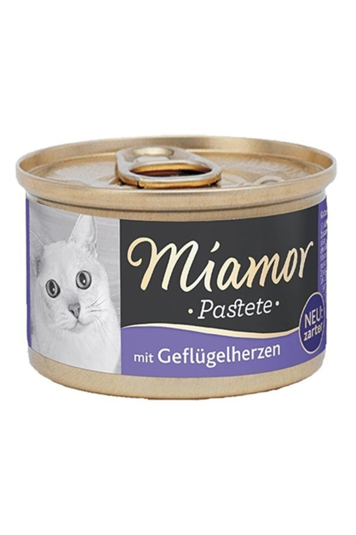 Miamor Neo Pet Market Pastete Kedi Konserve Maması Yürekli 85 gr X10