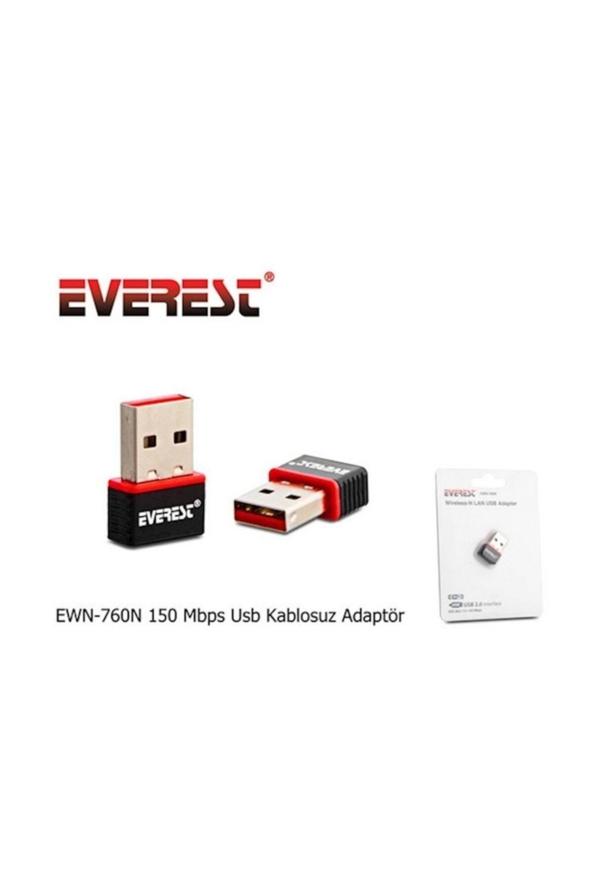 Everest EWN-760N 150mbps USB KABLOSUZ ADAPTÖR