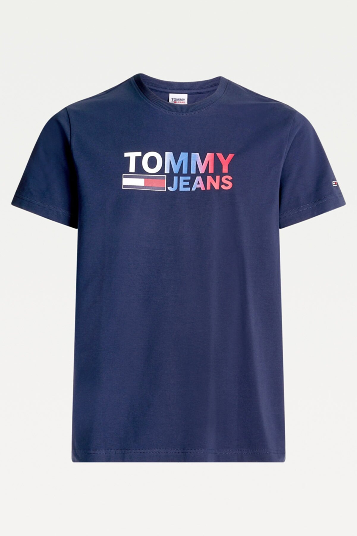 Tommy Hilfiger Erkek Mavi T-Shirt Tjm Color Corp Logo Tee DM0DM10235