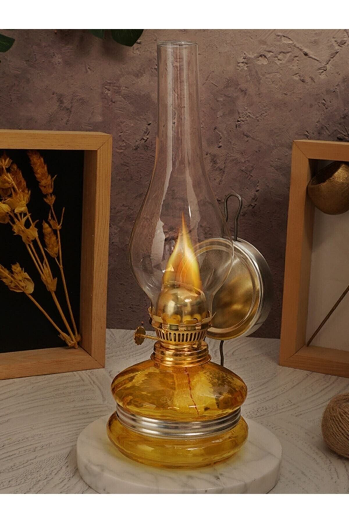 NFG Nostalji Gaz Lambası En Büyük Boy 33 Cm Idare Lambası Kandil Lambası