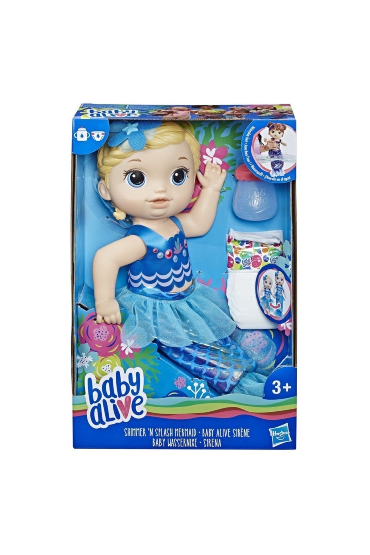 Baby Alive E3693 Baby Alive Deniz Kızı Bebeğim - Sarışın / +3 Yaş