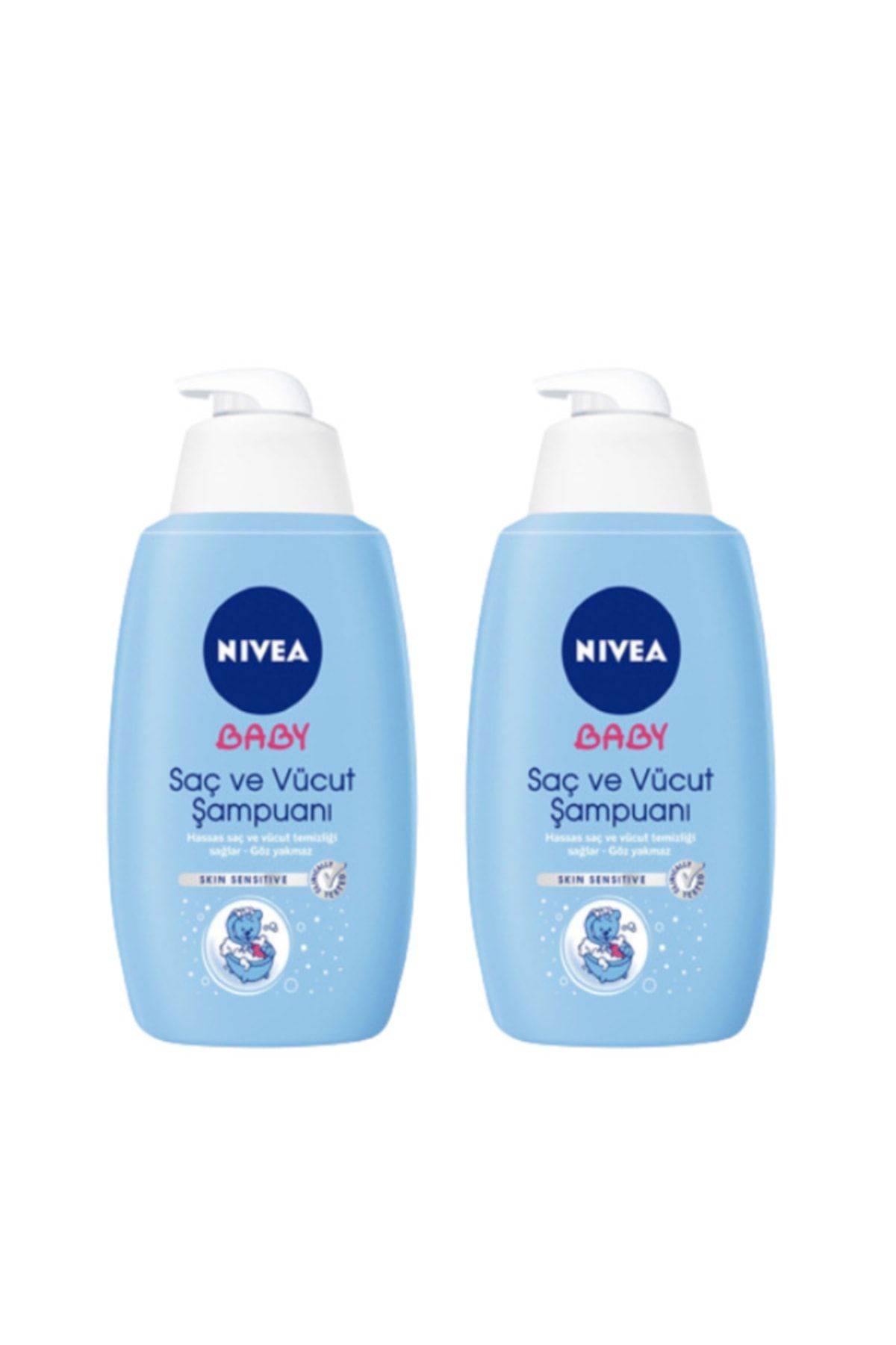 NIVEA Baby Şampuan Saç Ve Vücut 500 Ml 2li Eko Paket