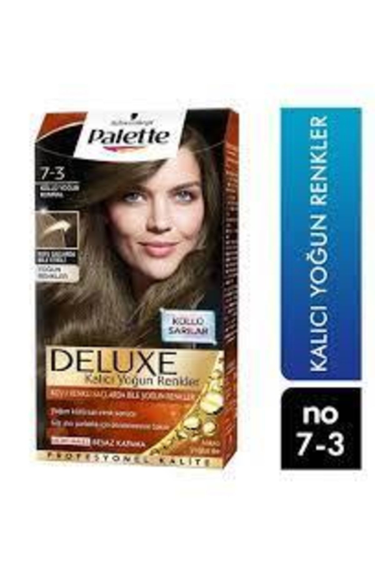 Palette Deluxe Yoğun Renkler 7-3 Küllü Yoğun Kumral Saç Boyası 4015100204483