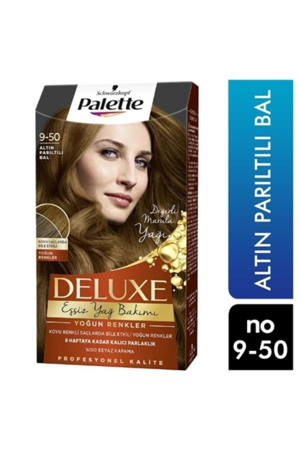 paletta Palette Deluxe Deluxe Yoğun Renkler 9-50 Altın Parıltılı Bal