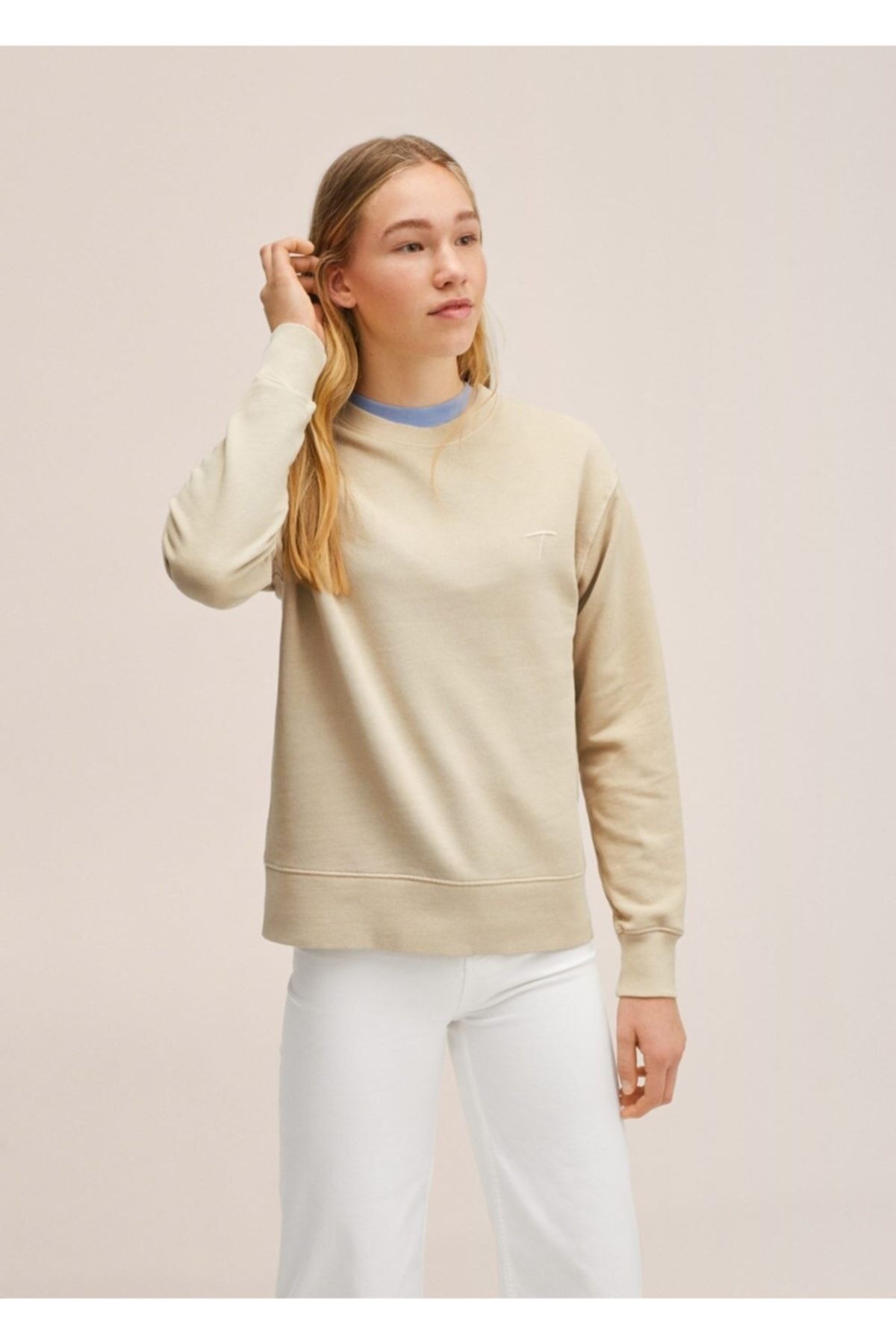 MANGO Teen T Koleksiyonu Unisex Sweatshirt