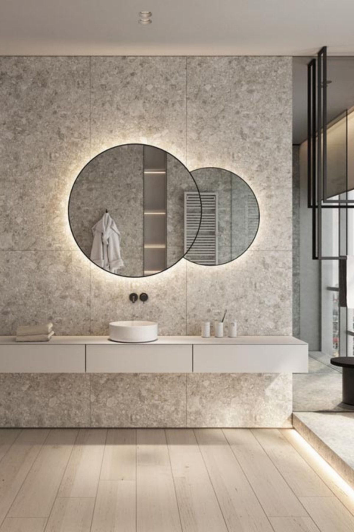 Resmo Monacco 100 Cm Antre Hol Koridor Duvar Salon Mutfak Banyo Wc Ofis Çocuk Yatak Odası Set Ayna