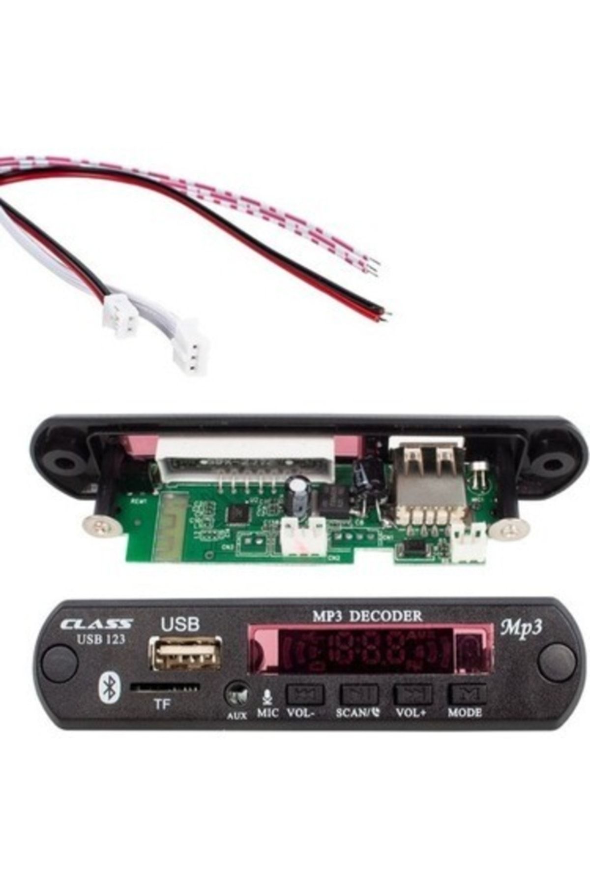 Aclass Dijital Usb Aux Bluetooth Mp3 Müzik Decode Kurulu Modülü Ses Hifi Amplifikatör Uzaktan Kumandalı