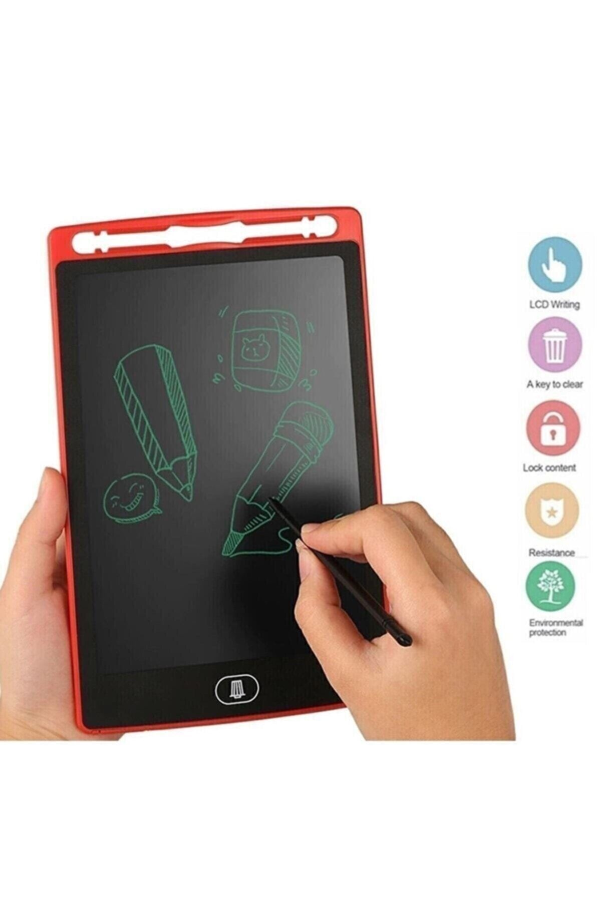 Genel Markalar Grafik Çocuk Yazı Tahtası Çizim Tableti 8.5 Inç Eğitici Etkinlik Dijital Ekran