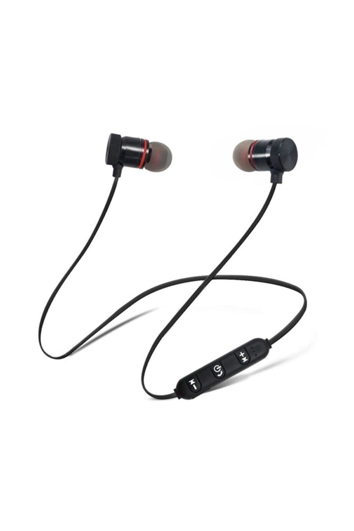 TP Pro Sport Kablosuz Mıknatıslı Mikrofonlu Bluetooth Kulaklık Siyah