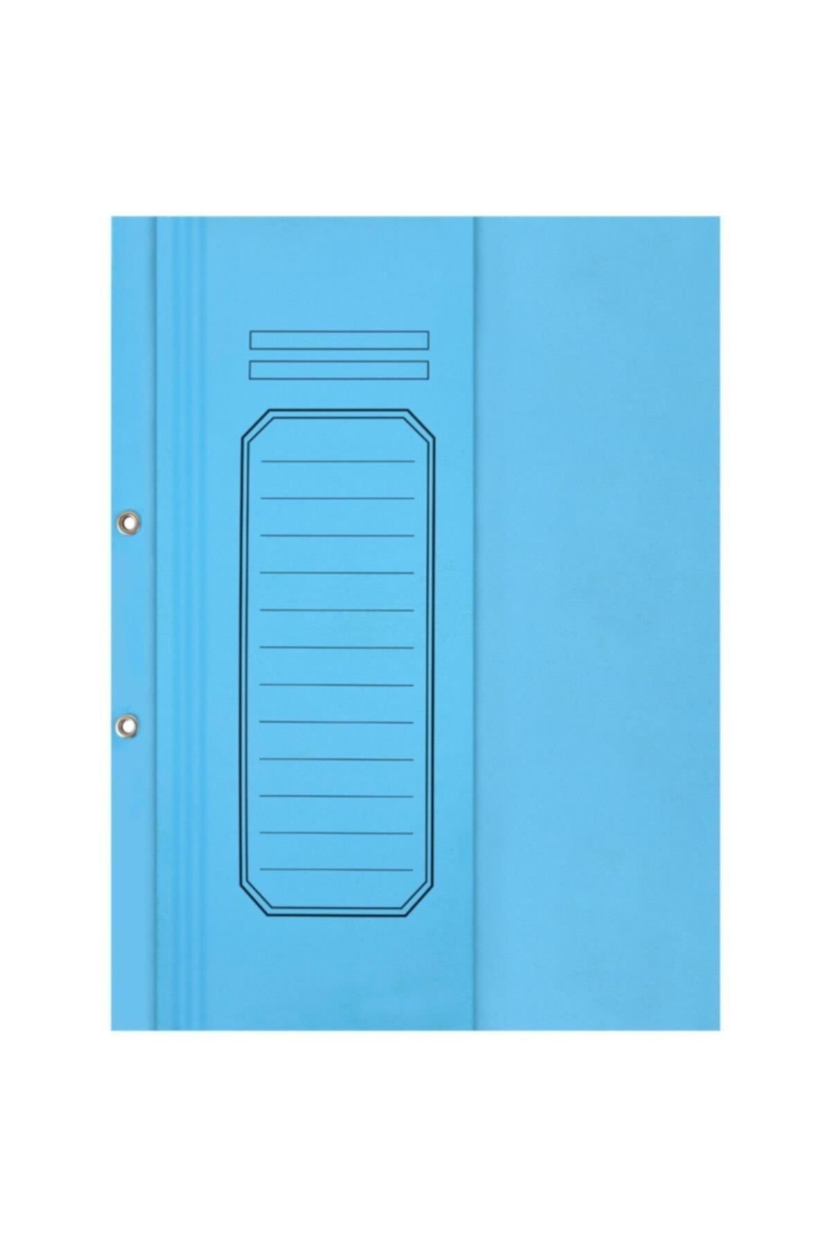 Bafix Karton Dosya Yarım Kapak Mavi 50 Li (50 Adet 1 Paket)