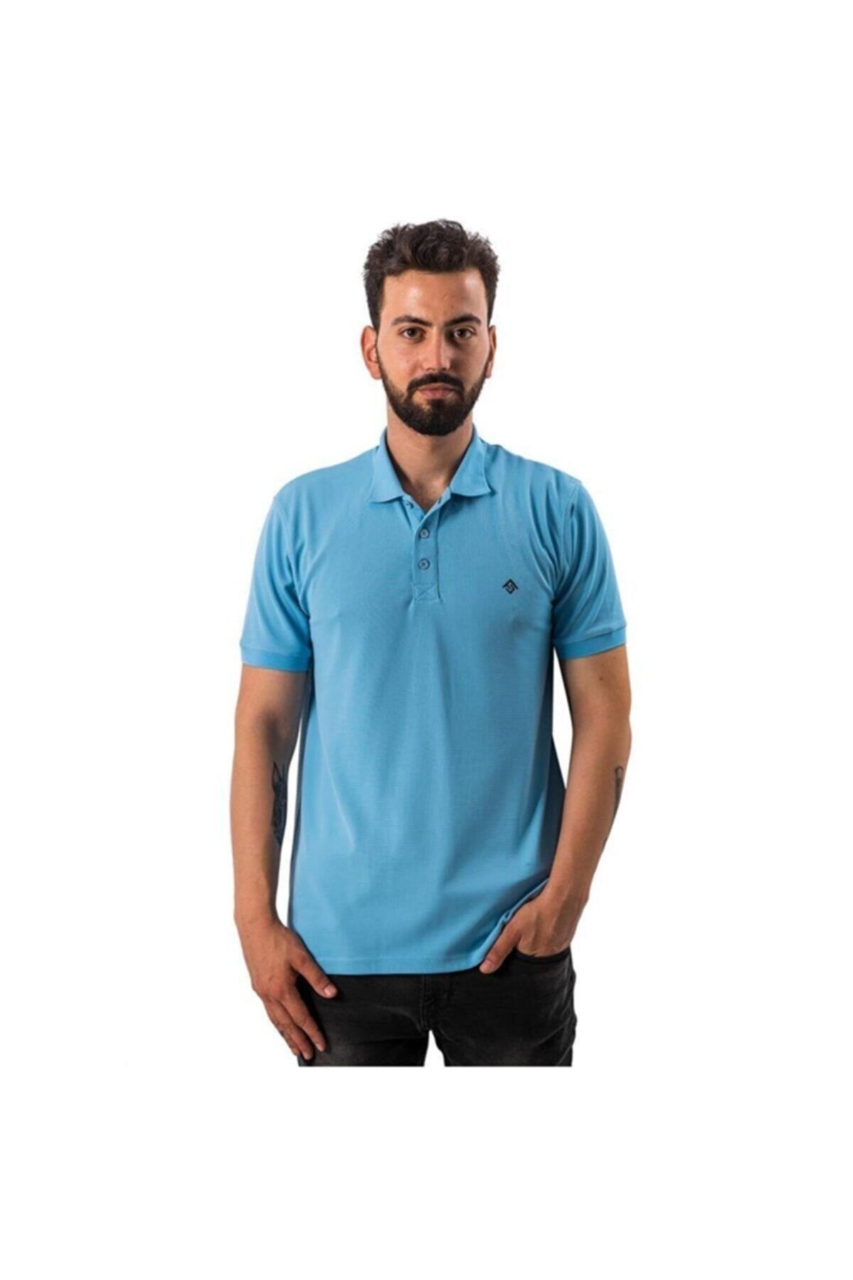Genel Markalar Breeze Erkek Polo T-shirt-mavi