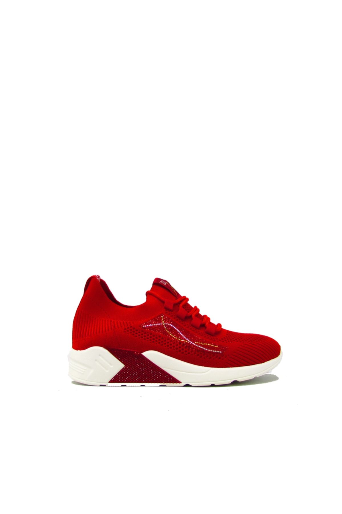 Guja Blg321-1 Kırmızı Kadın Triko Bağlı Spor Ayakkabı