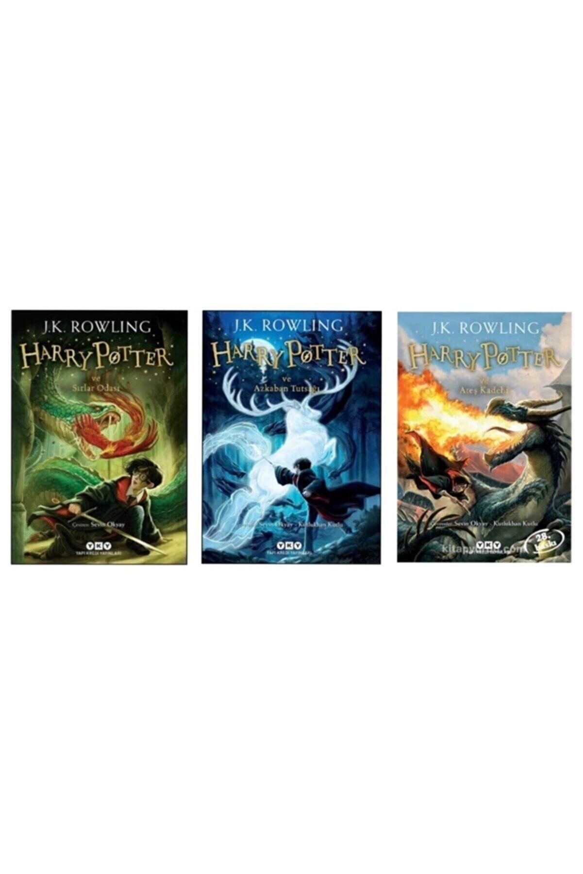 Yapı Kredi Yayınları Harry Potter Ve Sırlar Odası Azkaban Tutsağı Ateş Kadehi Harry Potter Set 2 3 4