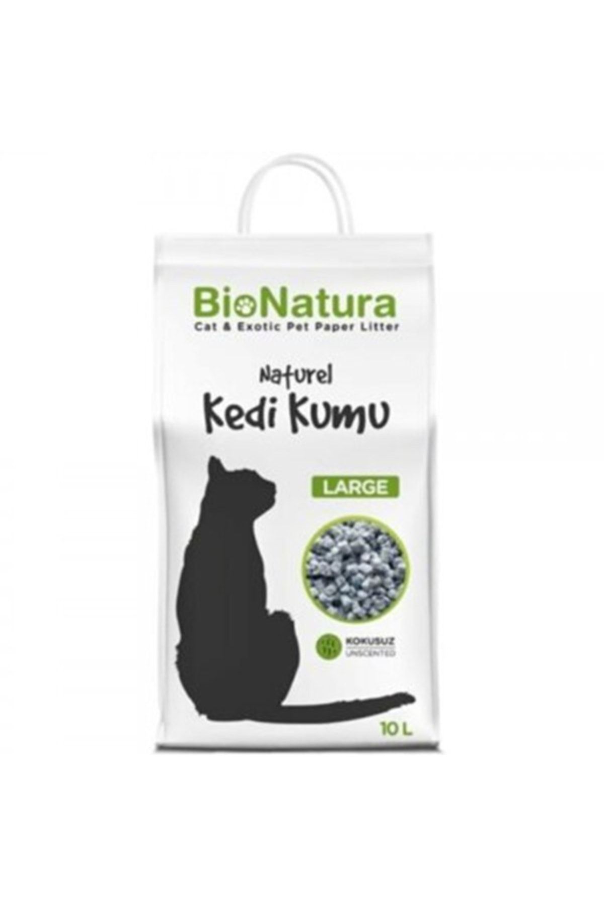 Bionatura Doğal Kağıt Kedi Kumu - Large 10 lt