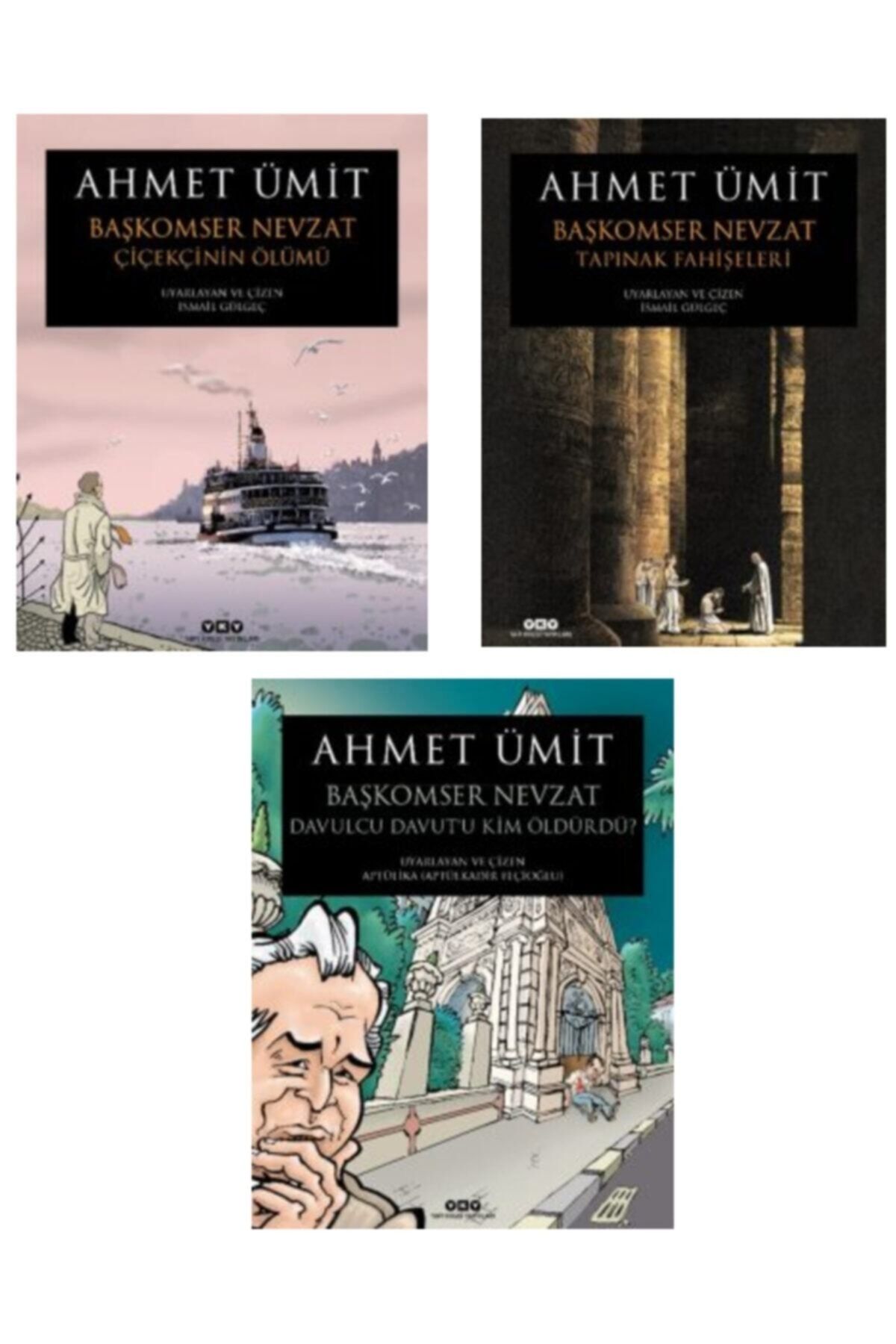 Yapı Kredi Yayınları Ahmet Ümit Başkomser Nevzat 1-2-3 Kitap Set