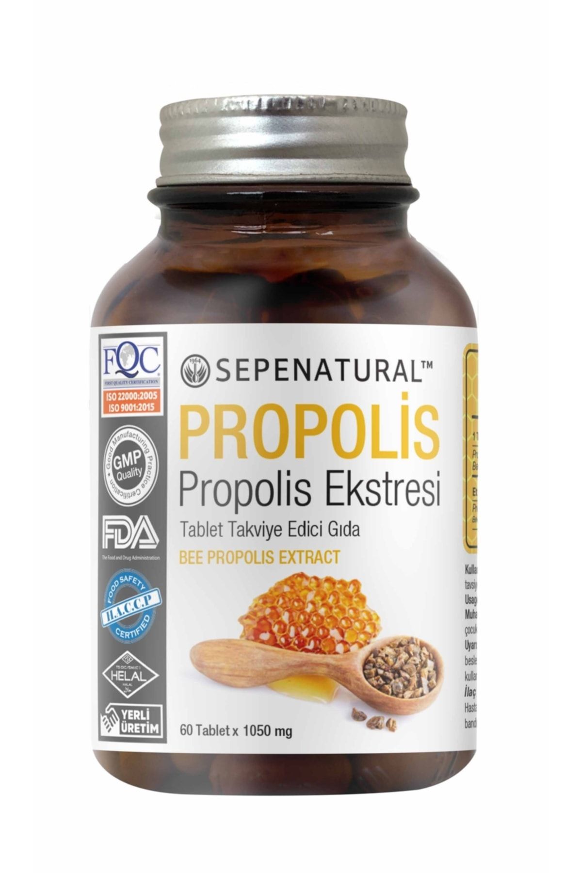 Sepe Natural Propolis 60 Tablet x 1050 mg Sepe Natural