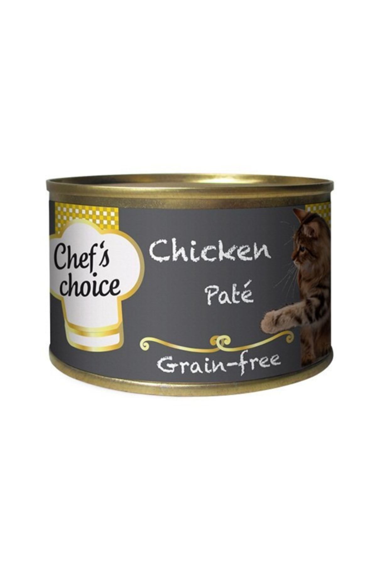 Chefs Choice Pate Tavuk Eti Tahılsız Kedi Konservesi 80 gr